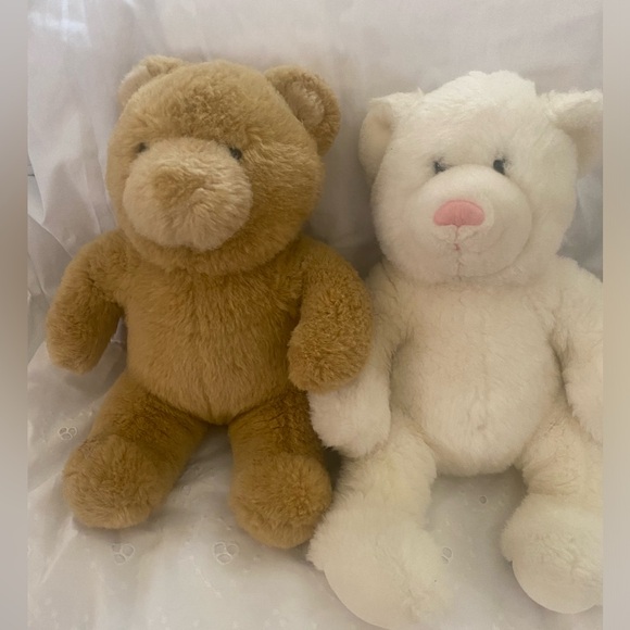 Build A Bear 14" Teddy Bears Bundle of 2- plush stuffedWith Hugs & Good Wishes - Picture 4 of 9